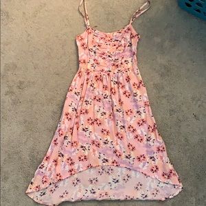 Floral dress long in back